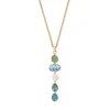 The Met Store Necklaces*Ancient Mixed Motifs Glass Pendant Drop Necklace