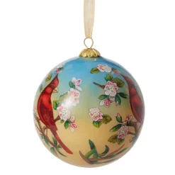 The Met Store Ornaments*Birds of America Hand-Painted Glass Ornament Set