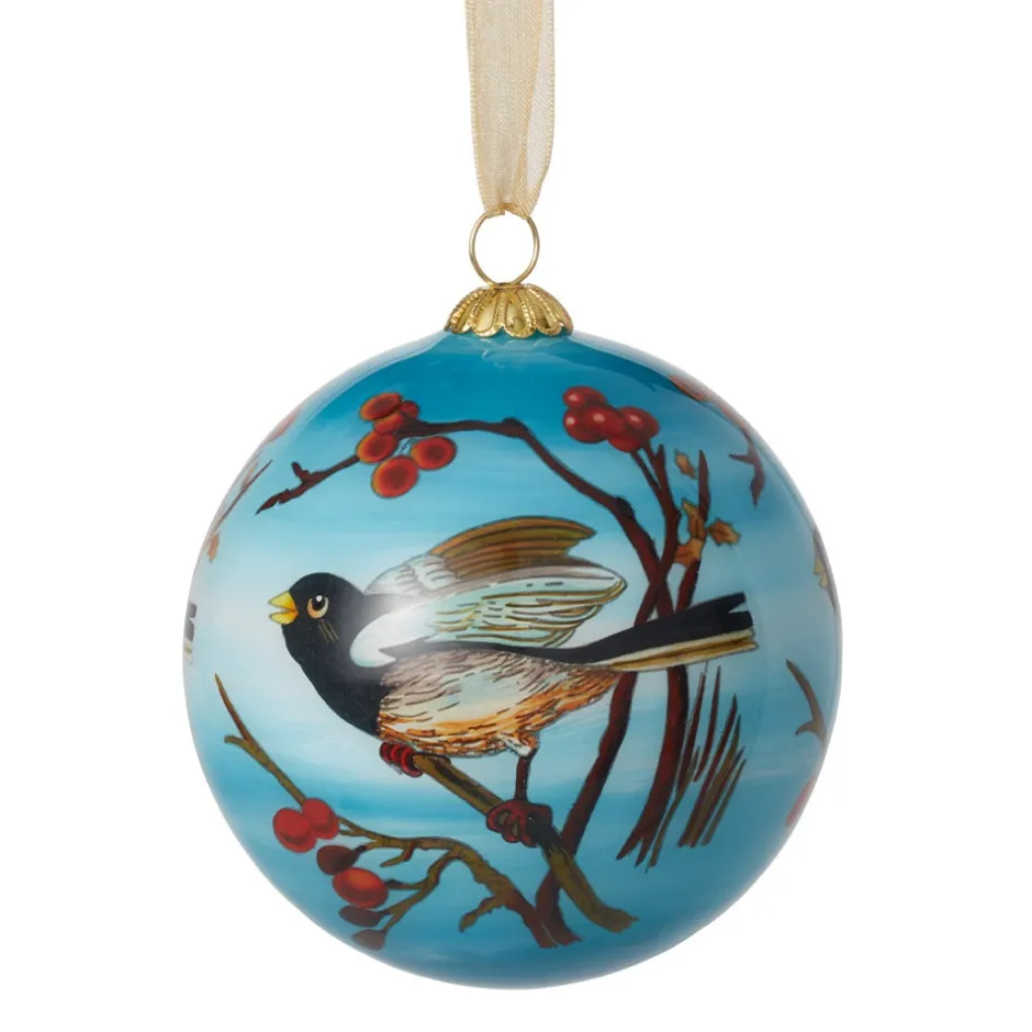 The Met Store Ornaments*Birds of America Hand-Painted Glass Ornament Set