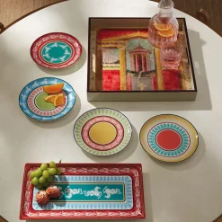 The Met Store Tableware|Decorative Accents*Boscoreale Fresco Wood Lacquer Tray