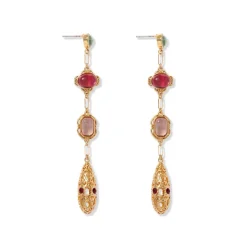 The Met Store Earrings*Cascading Gems Drop Earrings