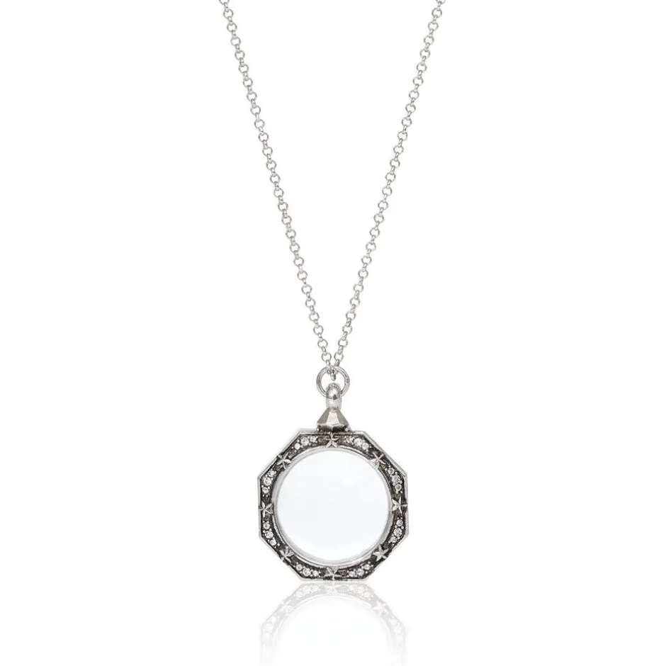 The Met Store Necklaces*Celestial Octagonal Magnifier Pendant Necklace