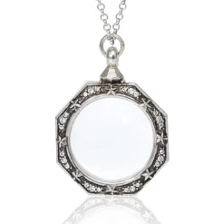 The Met Store Necklaces*Celestial Octagonal Magnifier Pendant Necklace
