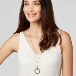 The Met Store Necklaces*Celestial Octagonal Magnifier Pendant Necklace