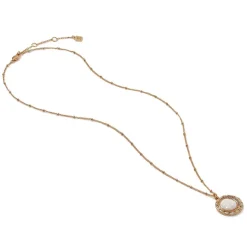 The Met Store Necklaces*Celestial Symbols Carved Mother-of-Pearl Pendant Necklace