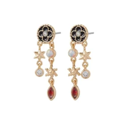 The Met Store Earrings*Celestial Symbols Chandelier Earrings