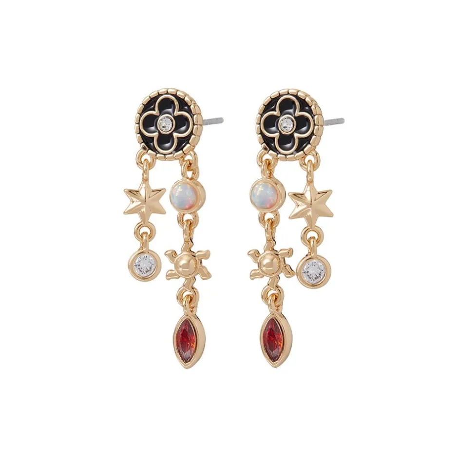 The Met Store Earrings*Celestial Symbols Chandelier Earrings