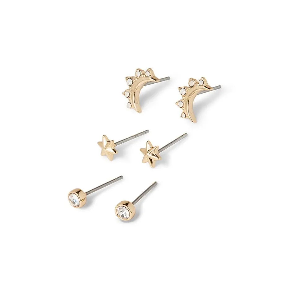 The Met Store Earrings*Celestial Symbols Stud Earrings Set