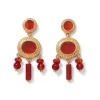 The Met Store Earrings*Classical Carnelian Chandelier Earrings