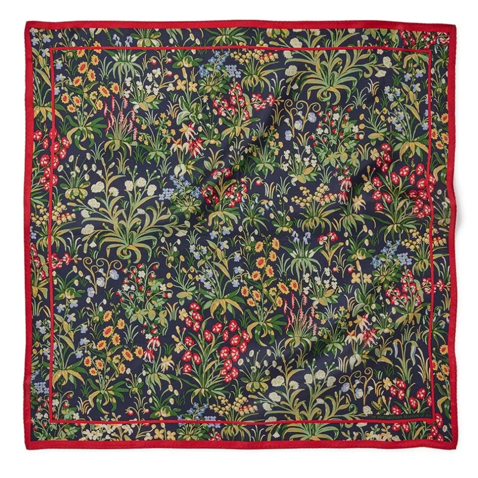 The Met Store Scarves & Wraps*Cloisters Millefleurs Neckerchief