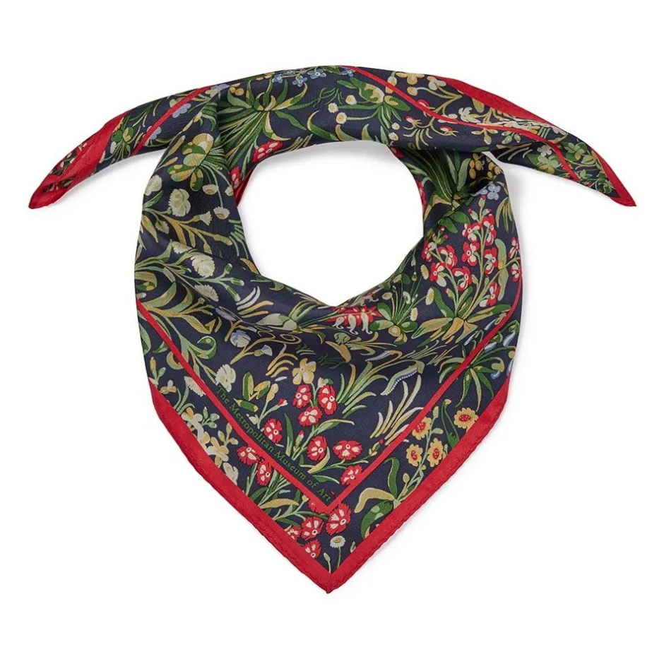 The Met Store Scarves & Wraps*Cloisters Millefleurs Neckerchief