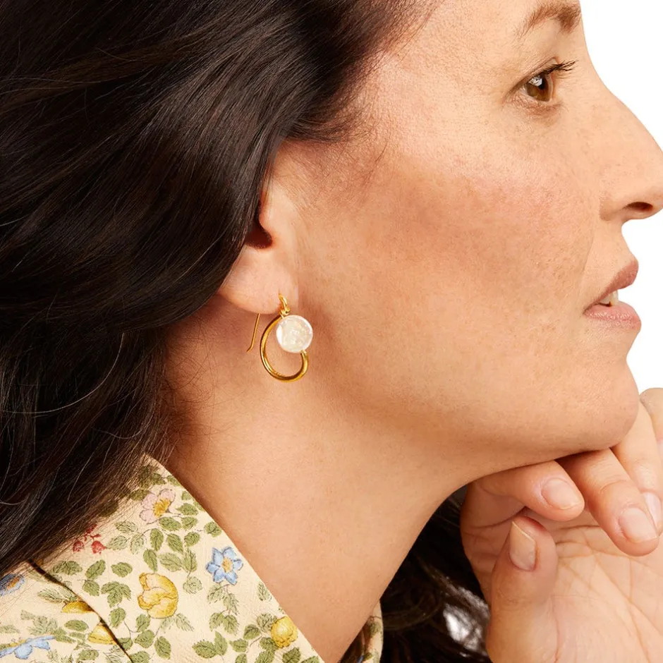 The Met Store Earrings*Coin Pearl Earrings