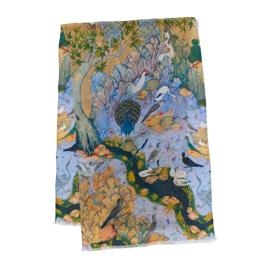 The Met Store Scarves & Wraps*Concourse of the Birds Oblong Scarf