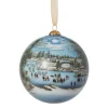 The Met Store Ornaments*Currier & Ives Central Park in Winter Hand-Painted Glass Ornament