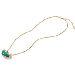 The Met Store Necklaces*Cypriot Jade Crescent Pendant Necklace