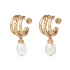 The Met Store Earrings*Cypriot Twist Pearl Triple-Hoop Earrings