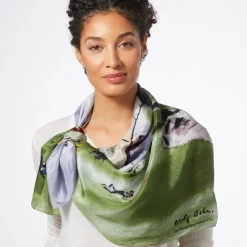 The Met Store Scarves & Wraps*Dehn Spring in Central Park Square Silk Scarf