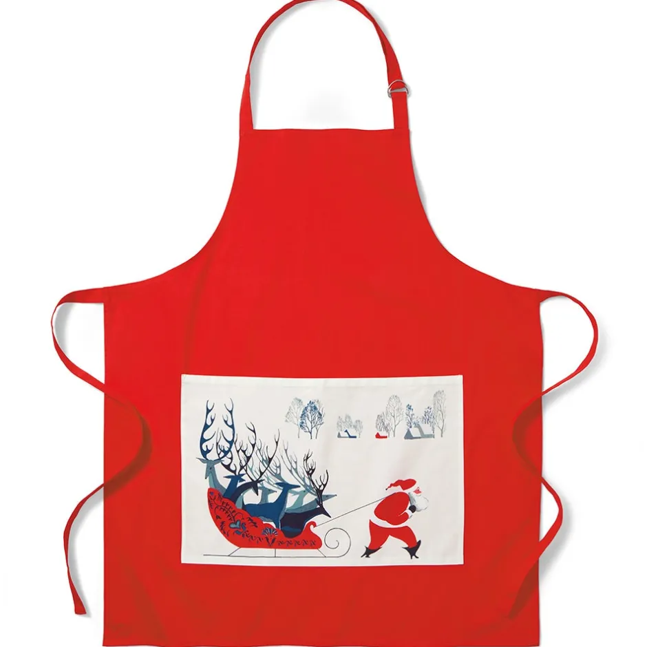 The Met Store Tableware*Earle Santa and Deer Apron with Pocket