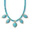The Met Store Necklaces*Egyptian Hathor Turquoise Multi-Drop Necklace
