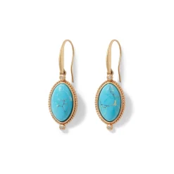 The Met Store Earrings*Egyptian Hathor Turquoise Drop Earrings