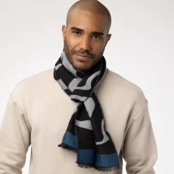 The Met Store Scarves & Wraps*Egyptian Swirled Glass Unisex Oblong Jacquard Scarf