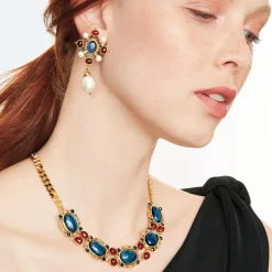 The Met Store Earrings*Ellen Jeweled Earrings