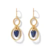 The Met Store Earrings*Etruscan Lapis Double-Drop Earrings