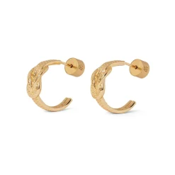 The Met Store Earrings*Herakles Knot Hoop Earrings