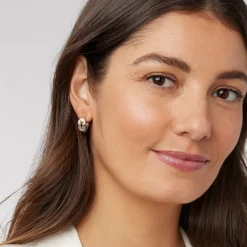 The Met Store Earrings*Herakles Knot Hoop Earrings