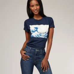 The Met Store Clothing*Hokusai Great Wave Tee White