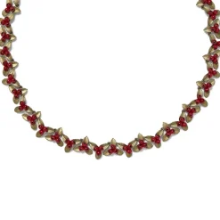 The Met Store Necklaces*Holly Berry Jade Statement Necklace