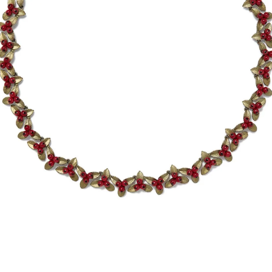 The Met Store Necklaces*Holly Berry Jade Statement Necklace