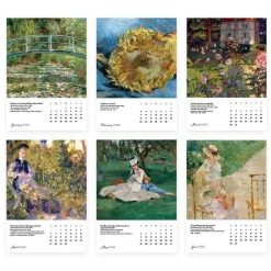 The Met Store Calendars*Impressionism Gardens Plexiglass Calendar Refill 2025