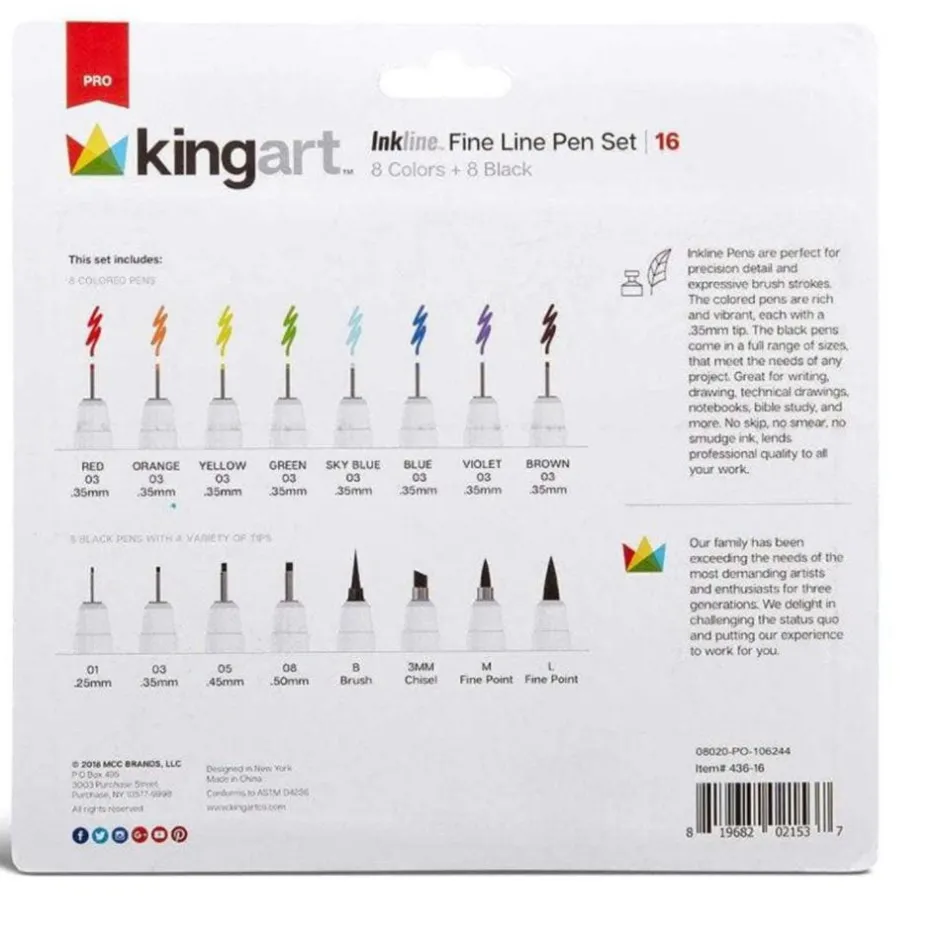 The Met Store Art Supplies & Easels*Inkline Fine Line Pen Set