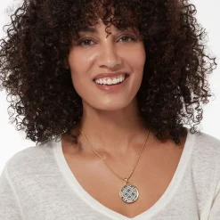 The Met Store Necklaces*Iznik Cintamani Enamel Pendant Necklace