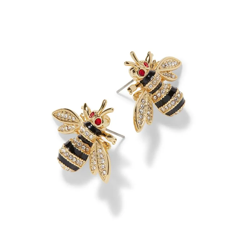 The Met Store Earrings*Jeweled Bee Stud Earrings