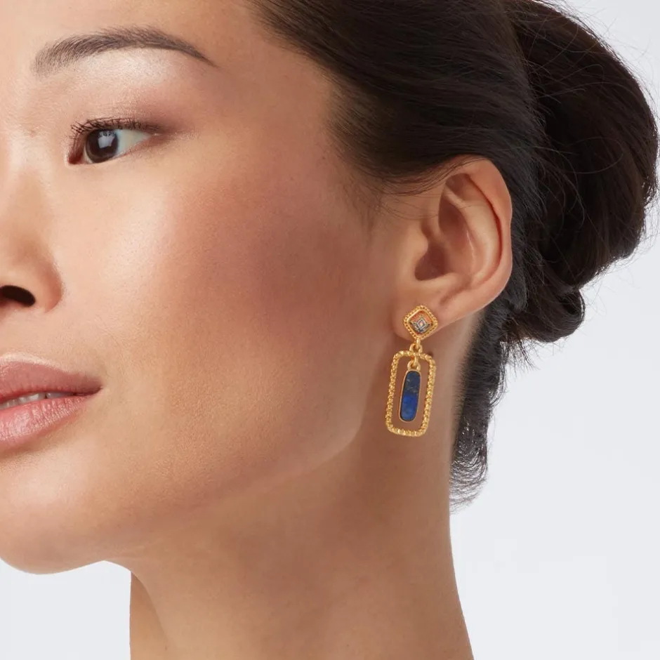 The Met Store Earrings*Kashan Carpet Rectangular Drop Earrings
