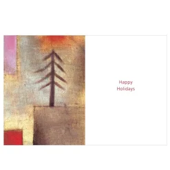 The Met Store Holiday Cards*Klee: Little Painting with Pine Tree Holiday Cards