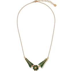 The Met Store Necklaces*Lotus Pagoda Plique-à-Jour Pendant Necklace