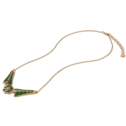 The Met Store Necklaces*Lotus Pagoda Plique-à-Jour Pendant Necklace