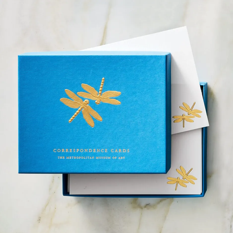 The Met Store Notecards & Correspondence*Louis C. Tiffany Dragonflies Correspondence Cards