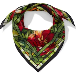 The Met Store Scarves & Wraps*Louis C. Tiffany Peonies Silk Neckerchief