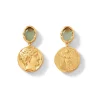 The Met Store Earrings*Mediterranean Coin Drop Earrings