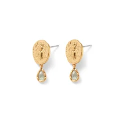 The Met Store Earrings*Mediterranean Coin Stud Earrings