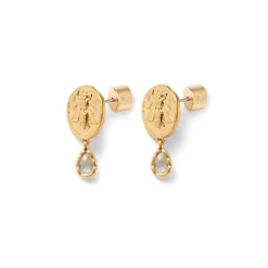 The Met Store Earrings*Mediterranean Coin Stud Earrings
