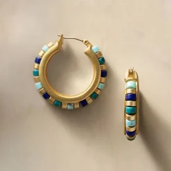 The Met Store Earrings*Middle Kingdom Cylindrical Bead Earrings