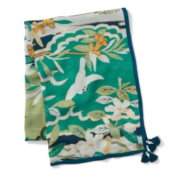 The Met Store Scarves & Wraps*Ming Birds and Flowering Branches Oversize Oblong Scarf