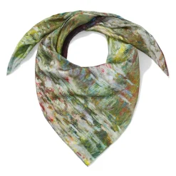 The Met Store Scarves & Wraps*Monet Blooms Double-Sided Square Silk Scarf