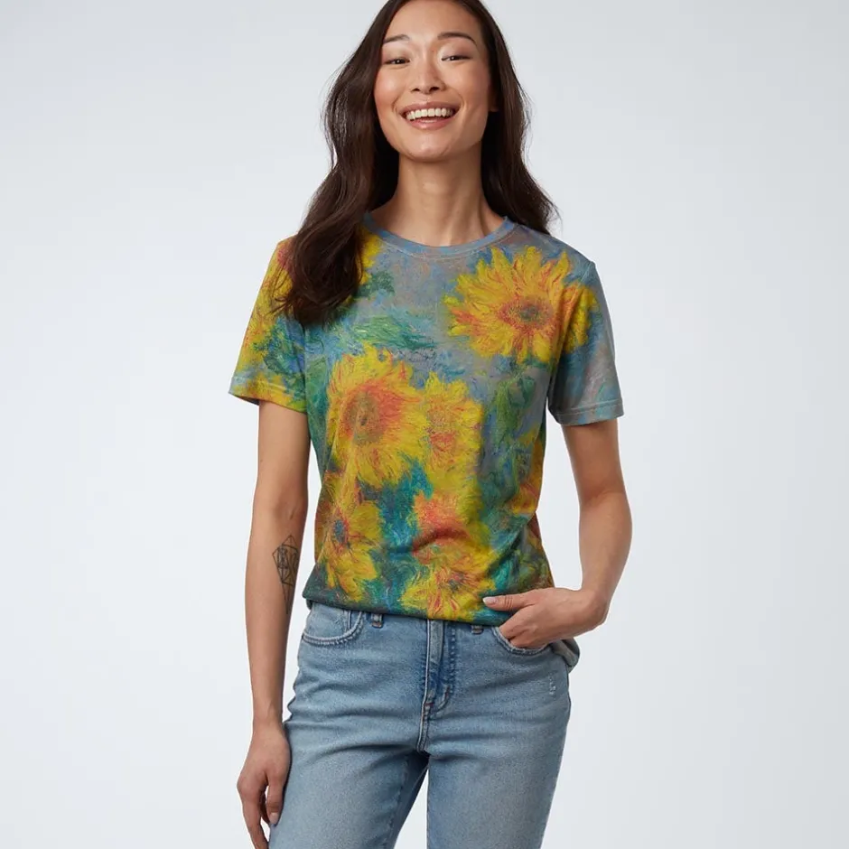 The Met Store Clothing*Monet Sunflowers Women's Tee