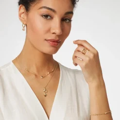 The Met Store Earrings*Moon and Star Hoop Earrings